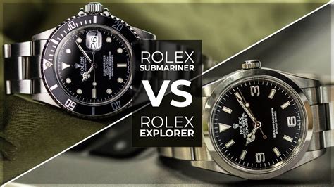 rolex explorer watch comparison